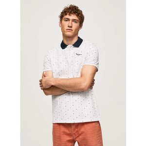 Pepe Jeans Johan Korte Mouw Poloshirt Wit L Man
