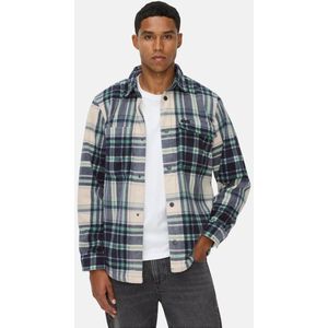 camel active Overshirt met zijzakken - Maat menswear-6XL - Dennengroen