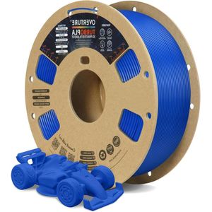 175 mm spoel van 1 kg Turbo PLA-filament blauw - maatnauwkeurigheid +/- 003 mm