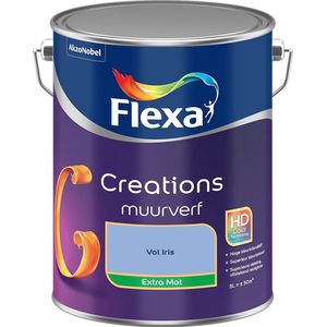 Flexa - Creations Muurverf Extra Mat - Vol Iris - Mengverf - 5 Liter
