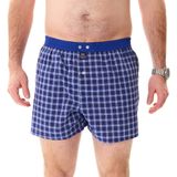 McAlson - Boxer - Blauw - Met Ruitje