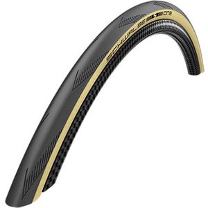 Schwalbe Vouwband One - RaceGuard - Antilek - 28 x 1 inch / 25-622 - 85 - 130 psi - ADDIX - Zwart/Geel