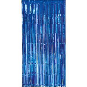 Paperdreams - Donker blauw deurgordijn - 1 x 2 meter