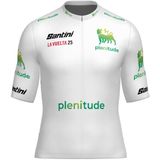 Santini La Vuelta White Jersey Fietsshirt (Heren |wit)