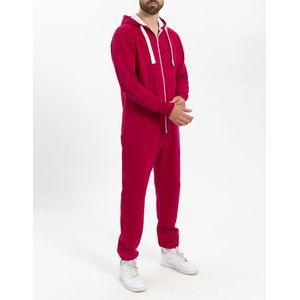 JC Blue Roze Huispak - Onesie mannen - Onesie Vrouwen - Maat S