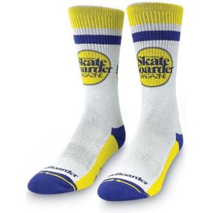 Merge4 Skateboarder Half Lange Sokken Wit EU 39-46 Man