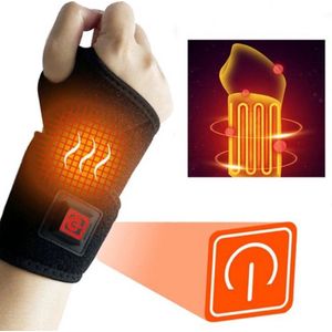 Verwarmende Polsbeschermers – Ademend Sportbescherming met USB Handmassage – Ondersteunende Polsband met Verwarming en Gezondheidszorg – Pols Brace voor Pijnverlichting en Revalidatie