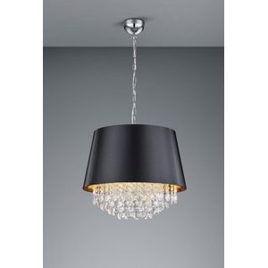 TRIO LORELEY - Hanglamp - Chroom - excl. 3x E14 4,9 W - In hoogte verstelbaar