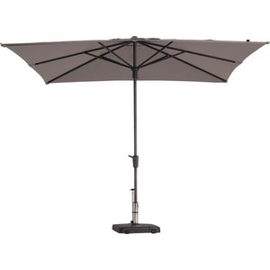 MaximaVida parasol vierkant taupe 280 x 280 cm exclusief voet
