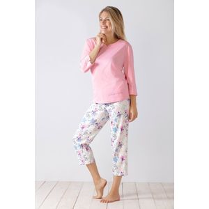Roze dames pyjama Hajo - Roze - Maat - 40/42