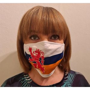 Mondkapje Limburgse vlag