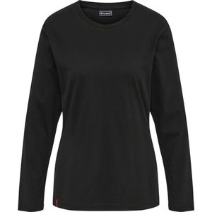 Hummel Damen Longsleeve Hmlred Basic T-Shirt L/S Woman Grey Melange-XL