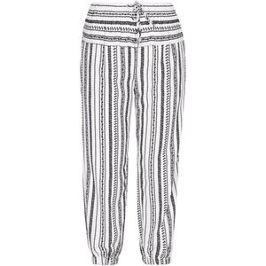 usha - Broek - 7/8 Lengte - Hoog Taille - Bloemenprint - Fashion Look Collection