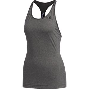 adidas - 3 Stripe Tank - Grijze Sporttop - M - Grijs