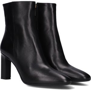 Notre-V 11236 Enkellaarsjes - Enkelboots met rits - Dames - Zwart - Maat 41