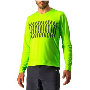 Castelli Trail Tech Lange Mouwen T-shirt Geel M Man