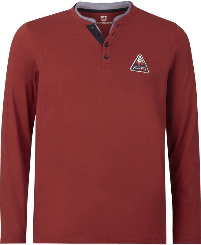 Shirt - Donkerrood - NICIAS - Lange Mouwen