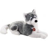 Trudi - Classic Hond Husky Marcus (XL-22274) - Pluche knuffel - Ca. 33 cm (Maat XL) - Geschikt voor jongens en meisjes - Grijs/Wit