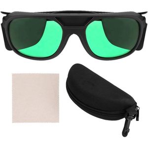 Veiligheidsbril met led-licht en uv-bescherming - Oogbescherming voor binnen - Verzekering, industrie, leger .