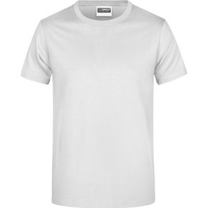 James And Nicholson Heren Ronde Hals Basic T-Shirt (Wit)