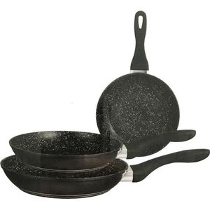 Inductie Koekenpannenset - 3 delig - Keramisch