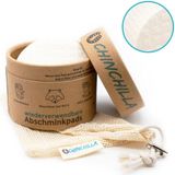 Chinchilla® Herbruikbare wattenschijfjes - 10 stuks - Wasbare wattenschijfjes - Zero Wase - Duurzaam sponsdoek - Wasbaar op 90 graden - Houtpulp en katoen - Incl. wasnetje en opbergdoos