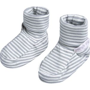 Baby's Only Slofjes Stripe - Baby Schoentjes - Baby Sokjes - Nordic Blue - 0-3 mnd - 100% ecologisch katoen - GOTS
