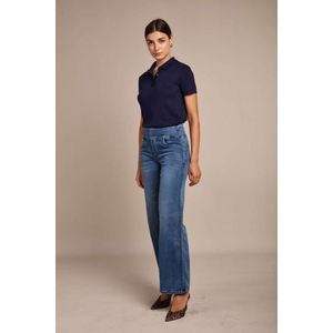 Broek Toxik3 hoge taille jog denim straight extra comfy