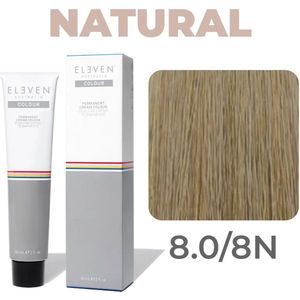 Eleven Colour Permanent Cream Colour 60ml - 8.0 / 8N