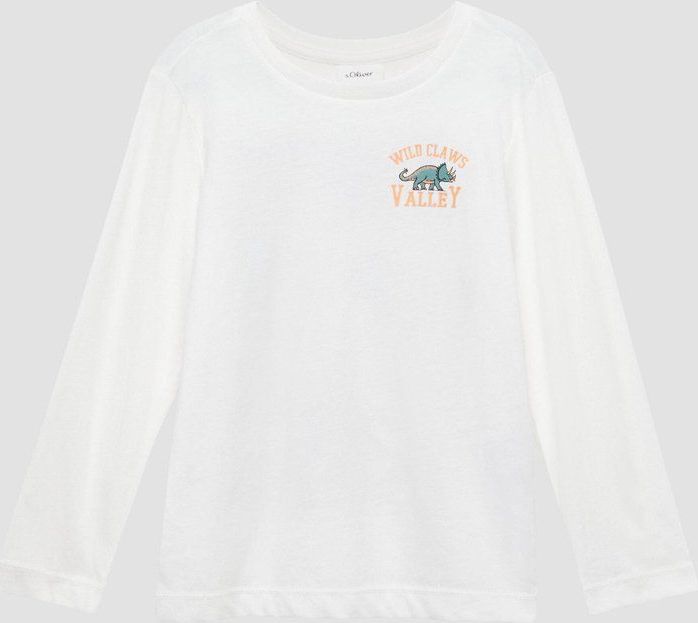 s.Oliver RED LABEL - Regular Fit - Shirt - Effen - Lange Mouwen - Puur Katoen