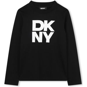 DKNY - D62457 - T-shirt - Zwart - Unisex