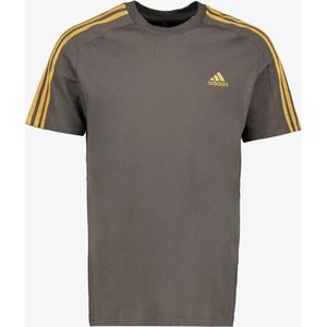 Adidas M3S SJ heren T-shirt bruin - Maat XXL