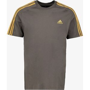 Adidas M3S SJ heren T-shirt bruin - Maat M