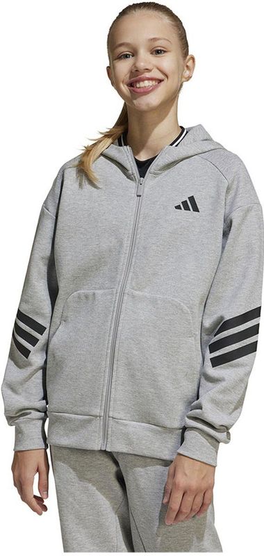 Adidas - Future Icons 3 Stripes - Sweatshirt - Grijs