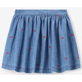 Sissy-Boy - Denim Rok - Blauw - Met Hartjes Embroidery