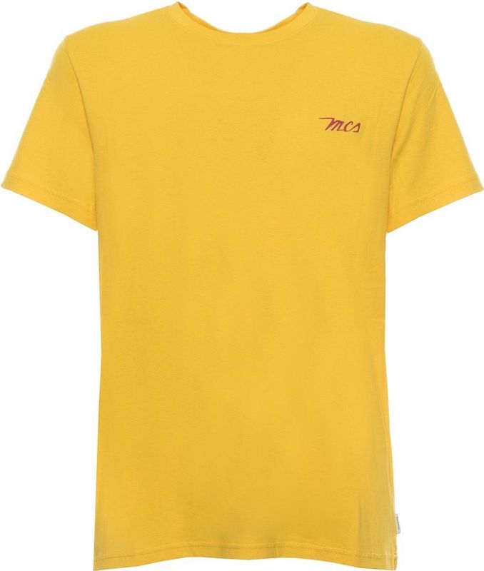 MCS - T-shirt - Geel - Korte Mouwen