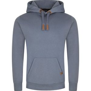 DENIMFY Heren trui DFIvo regular fit Blauw S Volwassenen Hoodie Capuchon Sweatshirt