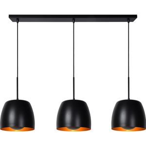 Lucide NOLAN - Hanglamp - 3xE27 - Zwart