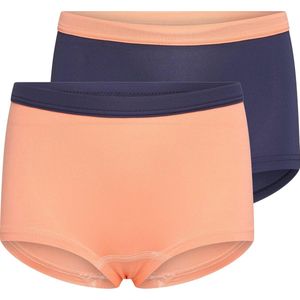 Beeren 2-Pck Mix&Match M. Boxer Mix Zalm/D.Blauw 122/128