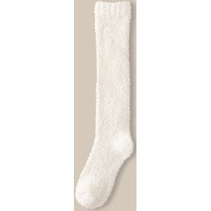 Damessokken van pluche - 35 cm buislengte - 22 cm onderkant - Zachte warme sokken - Schattige en comfortabele pluche wintersokken - Koraalfleece sokken - Winterse pluche verdikking warme kuitsokken - Slaapsokken - Pluche sokken