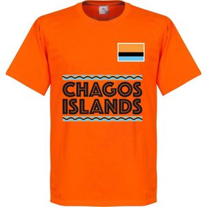 Chagos Islands Team T-Shirt - Oranje - XXXL