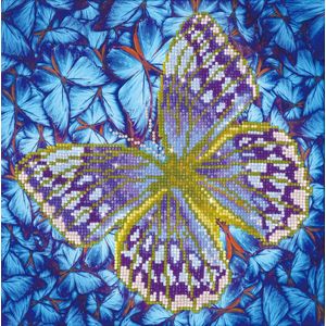 DIAMOND DOTZ Flutterby Silver - Diamond Painting - 4.464 Dotz - 31x31 cm