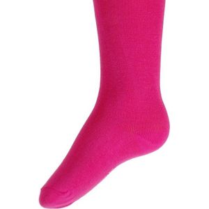 Kindermaillot effen fuchsia-110/116