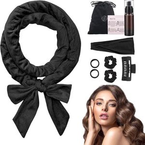 Equivera Heatless Curls - Haar Kruller - Haarkruller - Krullen zonder Warmte - Krullen zonder Hitte - Krullend Haar Producten - Haarrollers - Krulspelden - Heatless Curls Tool - Heatless Curler