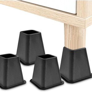 Meubelverhoger bedverhoger tafelverhoger - Set van 4 - Olifantenpoot - Hoogte bedstoel bureau - 165 * 155 cm - Draagvermogen 500 kg