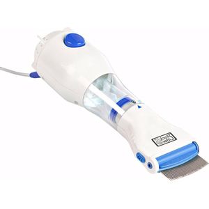 Elektrische luizenkam - Professionele luizenkam waarbij luizen en eitjes effectief worden verwijderd, beter dan andere kammen en shampoo - voorkomt neten