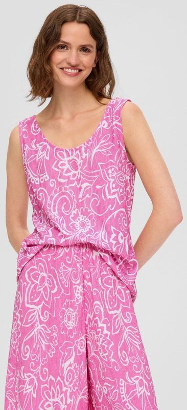 s.Oliver - T-Shirt - Regular Fit - V-hals