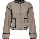 Only - Onlelba Life Cuff Scallop Jacket - Gemêleerd - Dames Vest