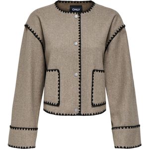 Only - Onlelba Life Cuff Scallop Jacket - Gemêleerd - Dames Vest