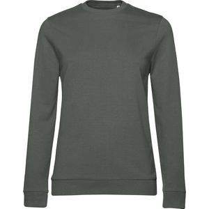 Sweater 'French Terry/Women' B&C Collectie maat L Millennial Khaki